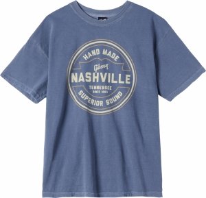 Gibson Superior Sound Tee (Vintage Blue) Medium M koszulka T-shirt