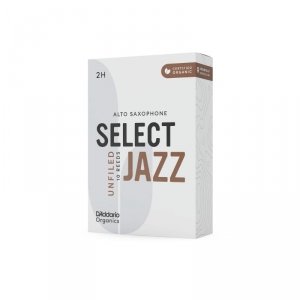 D'Addario Organic Select Jazz 2H Unfiled Alto Sax
