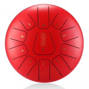 Hluru-Wangyou THF11-12 Red Tongue Drum 11 notes 12