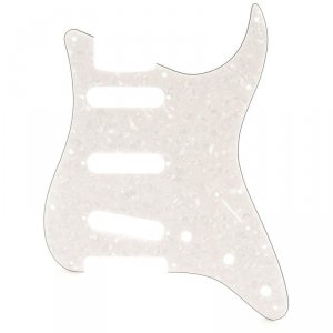 Fender pickguard maskownica biała perła SSS 11 otworów