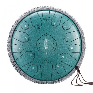 Hluru-Huashu TWL15-12 Malachite Tongue Drum 15 notes 12