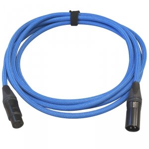 Zuch Kabel Mikrofonowy ZC-XLR-XLR-B-3M Niebieski