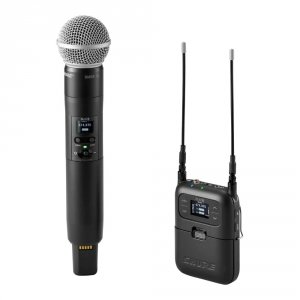 Shure SLXD25/SM58-G59 - Cyfrowy nakamerowy system bezprzewodowy z nadajnikiem doręcznym SM58 (470-514 MHz)