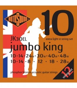 Rotosound JK30EL 10-48 12str struny gitary akustycznej