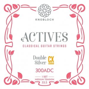  Knobloch Strings ACTIVES Double Silver CX Carbon 300ADC - Struny do Gitary Klasycznej