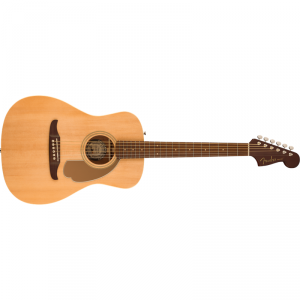 Fender Malibu Player Walnut Fingerboard Gold Pickguard Natural