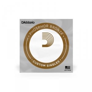 D'Addario PB049 Phosphor Bronze pojedyncza struna do gitary akustycznej .049