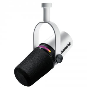 Shure MV7+ W mikrofon dynamiczny XLR / USB do podcast