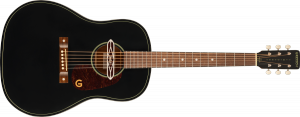 Gretsch Deltoluxe Dreadnought Walnut Fingerboard Tortoiseshell Pickguard Black Top
