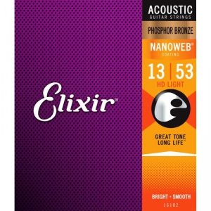 Elixir NanoWeb Phosphor Bronze HD Light 13-53