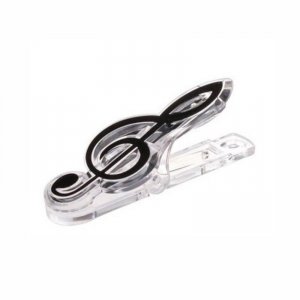 Kera-Audio CLIP CLEF czarny Klips do papieru nut