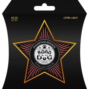 Struny do gitary akustycznej ROAD DOG KC10