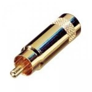 REAN NYS352AG wtyk RCA M złocony