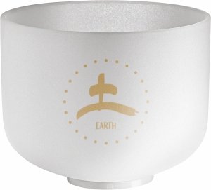 MEINL Sonic Energy TCMCSB10-E 10 TCM Crystal Singing Bowl, Earth 256 Hz