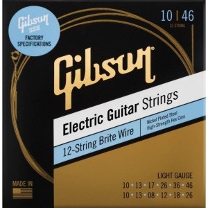 Gibson SEG-BW12L Brite Wire 10-46 12-strunowa struny do gitary elektrycznej