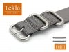 TEKLA 22 mm NATO HEAVY TN01 pasek nylon szary