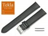 Pasek do zegarka skórzany 20 mm XL TEKLA PT69 czarny