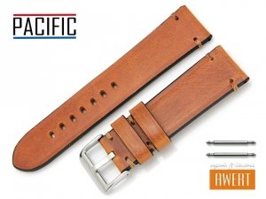 PACIFIC 24 mm pasek skórzany W51 brązowy