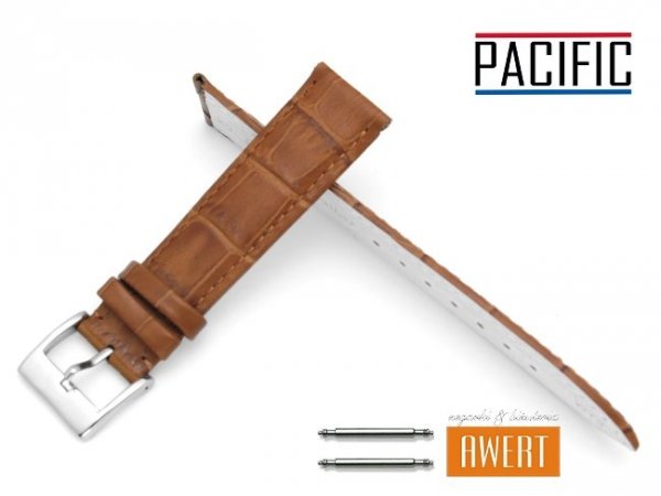 PACIFIC 24 mm pasek skórzany W78 brązowy W78-5S-24