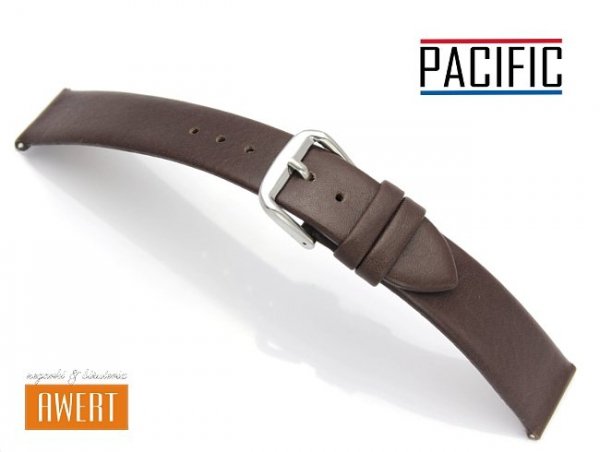 PACIFIC 22 mm pasek skórzany W86 brązowy