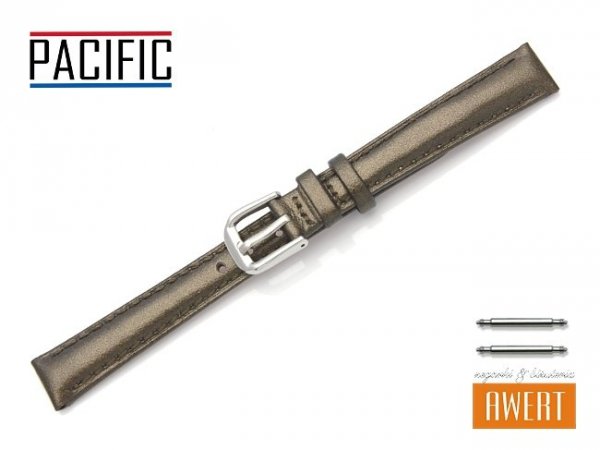 PACIFIC W114 pasek skórzany 12 mm brązowy