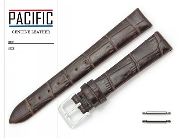 PACIFIC 14 mm pasek skórzany W09 brązowy