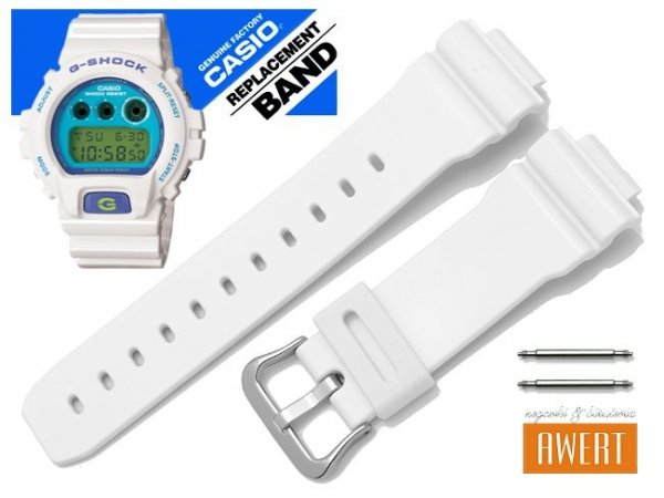 CASIO DW-6900CS-7 DW6900PL-7 G-6900EW-7 GB-5600AA-7 GB-5600AB-7 GB-6900AA-7 GB-6900AB-7 GB-6900B-7 GW-6900F-7 oryginalny pasek 16 mm 10303978