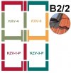 Kombi-Eindeckrahmensystem Fakro KZV B2/2 für profilierte Eindeckmaterialien www.house-4u.eu
