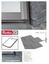Kombi-Eindeckrahmen Roto Q-4 EDS 3/1 Eindeckrahmen - für Flachdecken und profilierte Eindeckmaterialien bis max. 35 / Dachziegel oder Bitumenschindeln Schiefer www.house-4u.eu