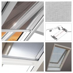 Insektenschutzrollo ZRI 84/R8 S-300 für Dachfenster Designo R8