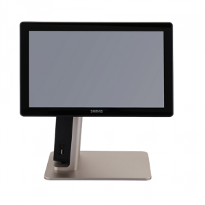 Terminal dotykowy SAM4S FORZA 116S, 15,6PCAP, J1900, 4GB RAM, 64GB SSD BEZ SYSTEMU, Czarno_Złoty