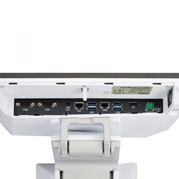 Terminal dotykowy SAM4S SAPPHIRE S560, 15"PCAP, J6412, 4GB RAM, 128GB SSD, WIN 10, MSR, Biały