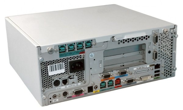 Zestaw POS Wincor Nixdorf: komputer kasowy BEETLE M-II plus + Monitor BA82 ze stojakiem (używane)