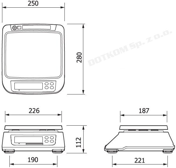 OUTLET Waga CAS SW-II (SW-2) CR RS232 30KG