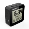 Garni 138B budzik biurkowy z termohigrometrem monitor klimatu pomieszczeń elektroniczny wewnętrzny, czarny