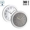 TFA 60.3512 zegar ścienny wskazówkowy sterowany radiowo płynąca wskazówka 30 cm
