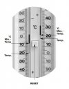 TFA 10.3016 termometr zewnętrzny cieczowy ekstremalny min / max - ZE ZWROTU