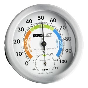 TFA 45.2028 termohigrometr tradycyjny czujnik temperatury i wilgotności mechaniczny włókna syntetyczne 118 mm