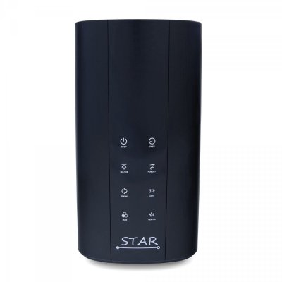 Airbi STAR nawilżacz powietrza ultradźwiękowy, plazma, aromadyfuzer, czarny 45m2 - OUTLET
