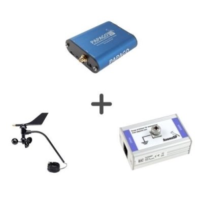 Papouch zestaw pomiarowy METEO WiFi EDSP z anemometrem i modułem przeciwprzepięciowym internetowy wieloparametrowy Modbus TCP