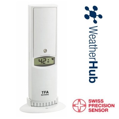 TFA 30.3312.02 czujnik temperatury i wilgotności bezprzewodowy lini PRO do WeatherHub Smart Home