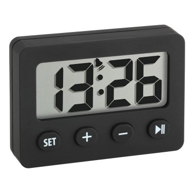 TFA 60.2014.01 minutnik elektroniczny z funkcją stopera, czarny