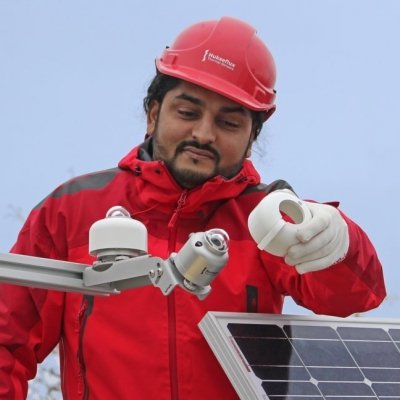 Hukseflux PMF02 uchwyt montażowy kątowy podwójny inklinometr do instalacji pyranometrów