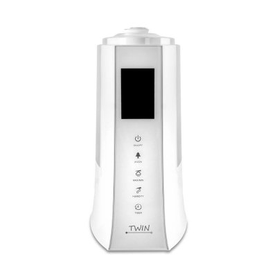  Airbi TWIN nawilżacz powietrza ultradźwiękowy, jonizator, aromadyfuzer, biały - OUTLET