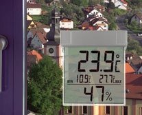 TFA 30.5020 VISION – termohigrometr okienny elektroniczny z dużym wyświetlaczem - ZE ZWROTU