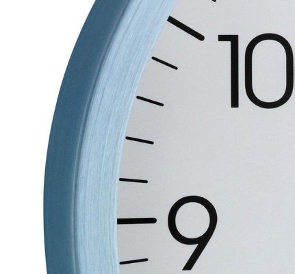 TFA 60.3517.55 zegar ścienny wskazówkowy sterowany radiowo płynąca wskazówka 31 cm