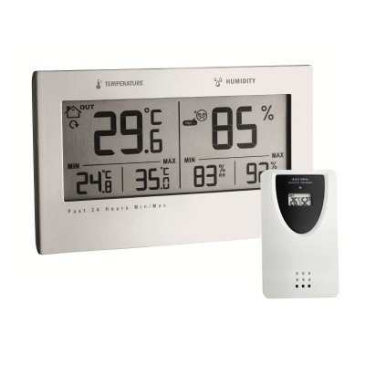 TFA 30.3049 TWIN PLUS termohigrometr bezprzewodowy z czujnikiem zewnętrznym