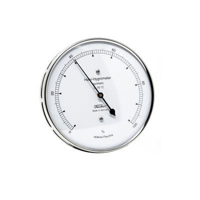 Fischer 122.01 – higrometr mechaniczny ścienny, precyzyjny, stalowy