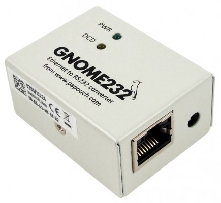 Papouch GNOME232 konwerter sygnału RS232 do Ethernet izolowany galwanicznie