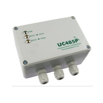 Papouch UC485P konwerter sygnału RS232 do RS485 / RS422 przemysłowy izolator galwaniczny obudowa IP65